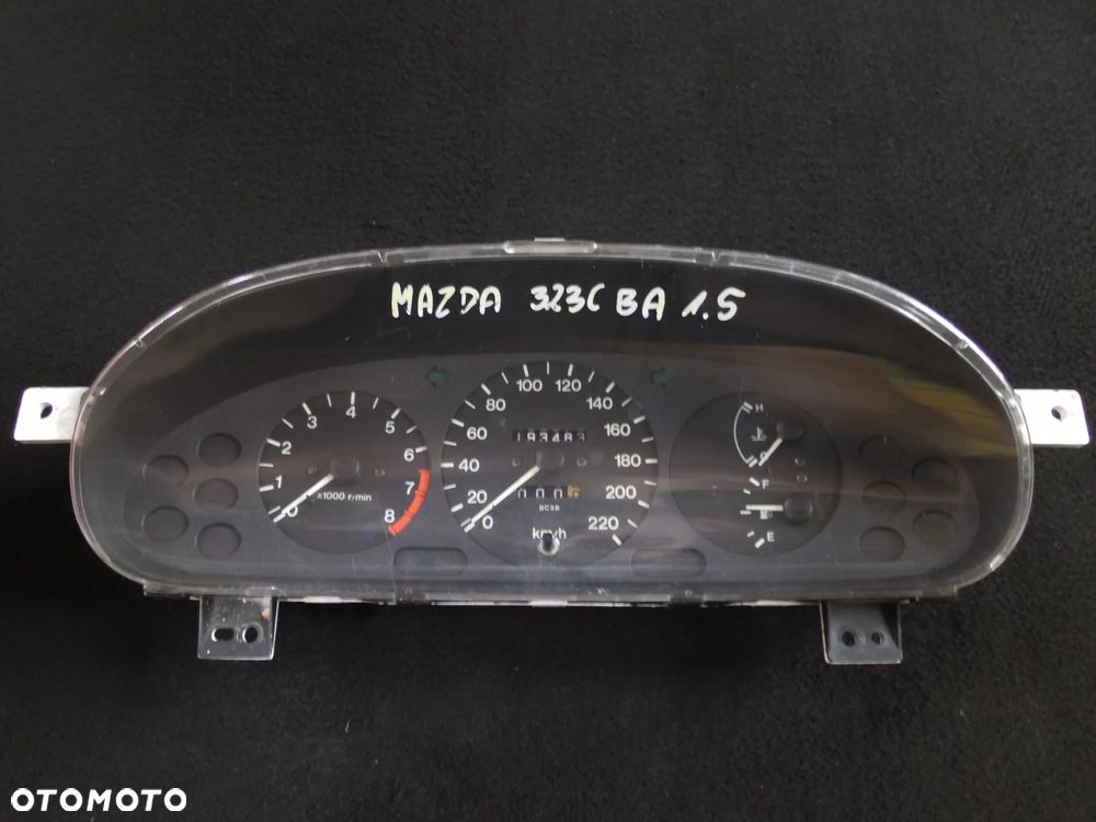LICZNIK ZEGARY PRĘDKOŚCIOMIERZ MAZDA 323C BA 1.5 DO 220 KM/H YNS - 1
