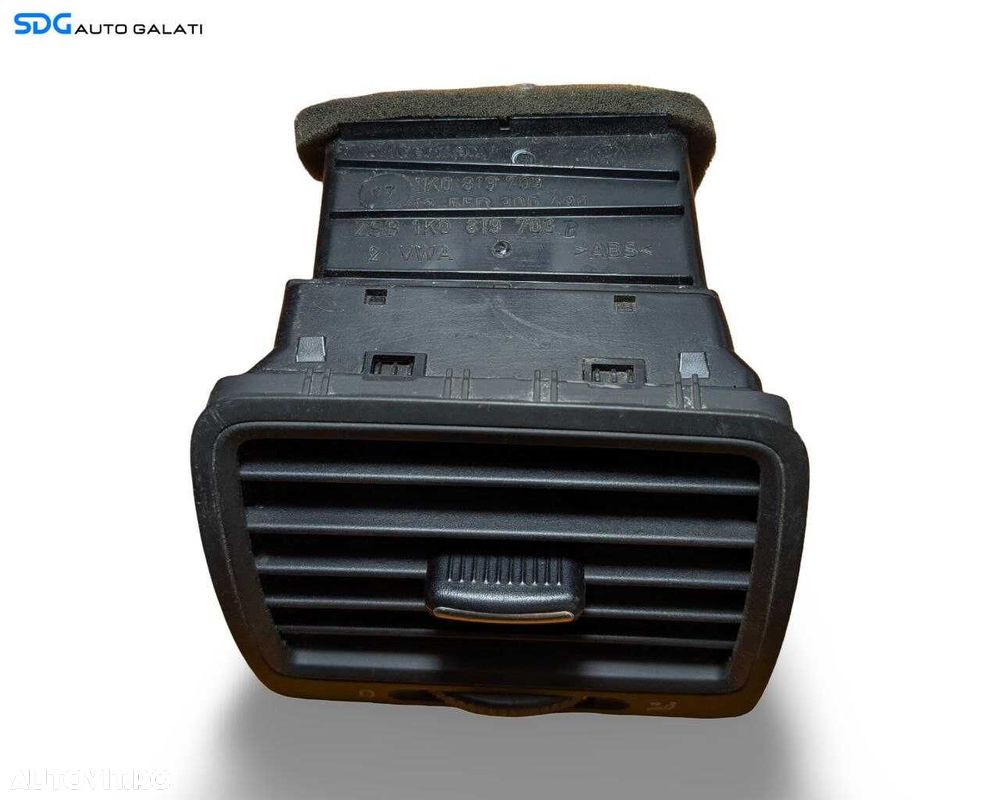 Gura Grila Aer Aerisire Ventilatie Bord Stanga Volkswagen Golf 5 2004 - 2008 Cod 1K0819709 1K0819703 [L9244] - 4