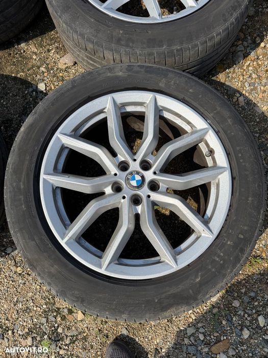 jante originale pe 19 bmw x5 g05 x6 g06 anvelope vara 265 50 r19 - 2
