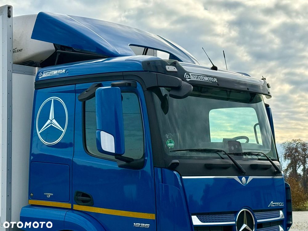Mercedes-Benz ACTROS 1836 / CHŁODNIA / WINDA / 18 PALET / SILNIK 10677 cm3 / CARRIER / SYPIALKA / AUTOMAT / 2018 ROK - 13