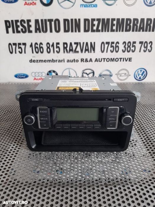 Radio Cd Mp3 Vw Golf 6 Plus Touran Caddy Etc. Dupa 2009 Aproape Nou - 2