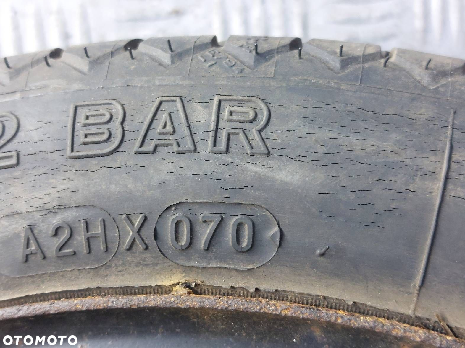DOJAZDÓWKA 4x100 3,5Jx14 FI57,1 105/70R14 VW AUDI SKODA 357601025D - 6
