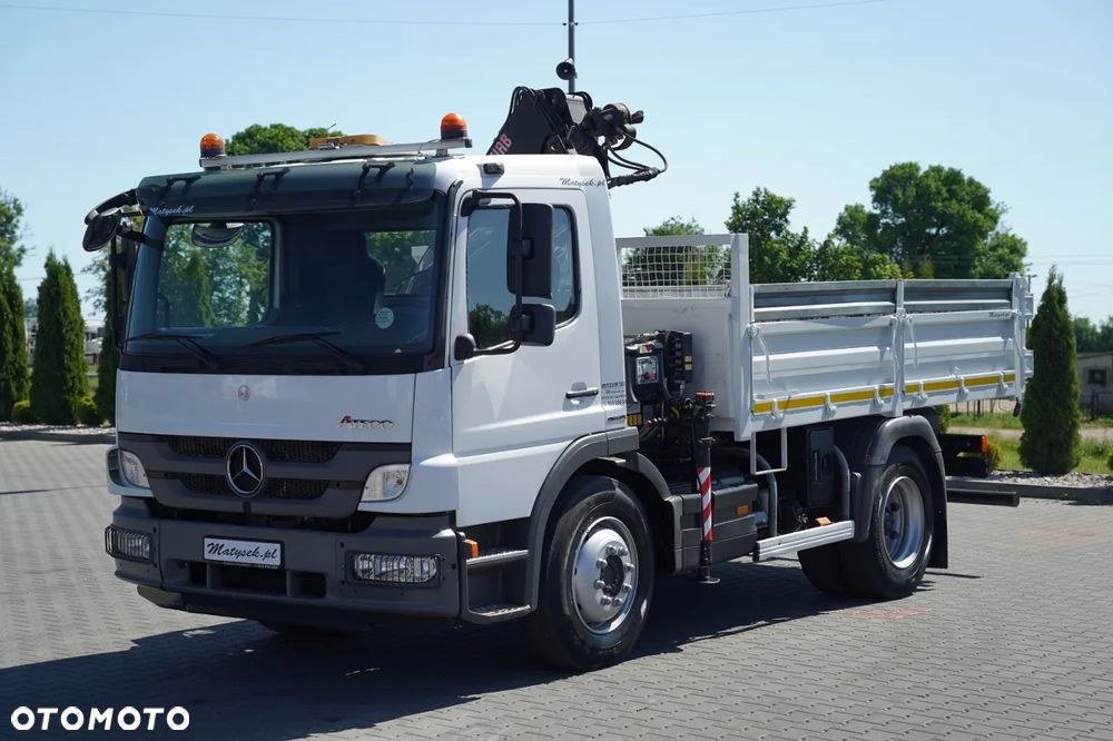 Mercedes-Benz ATEGO 15.24 / 4X2 / WYWROTKA + HDS HIAB 088 BS-2  /   ROTATOR /MANUAL - 8