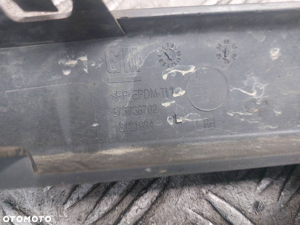 KRATKA ZDERZAKA PRZÓD KOMPLET + ZAŚLEPKA XENONU OPEL ASTRA H Z163 - 13