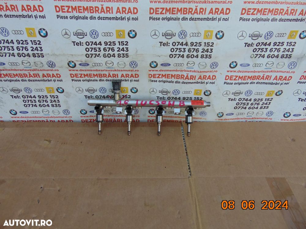 Rampa cu injectoare Hyundai Tucson 1.6 benzina Kia Sportage cod 353502b380 - 1