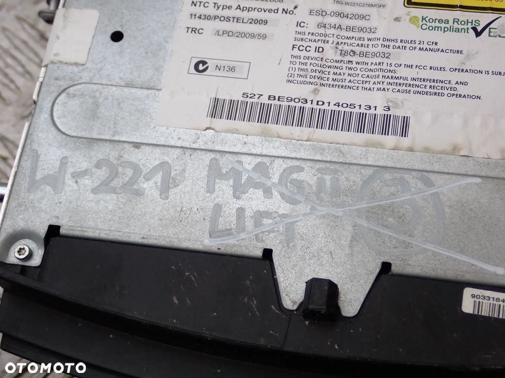 RADIO NAWIGACJA -  NISSAN JUKE F15 400 SKODA SUPERB/ YETI, HYUNDAI I40, MAZDA 5, OPEL COMBO II, HYUNDAI IX 35, PEUGEOT 208, MERCEDES W221, SKODA 5J0035161A, MERCEDES W221 LIFT 1036900743 - 24