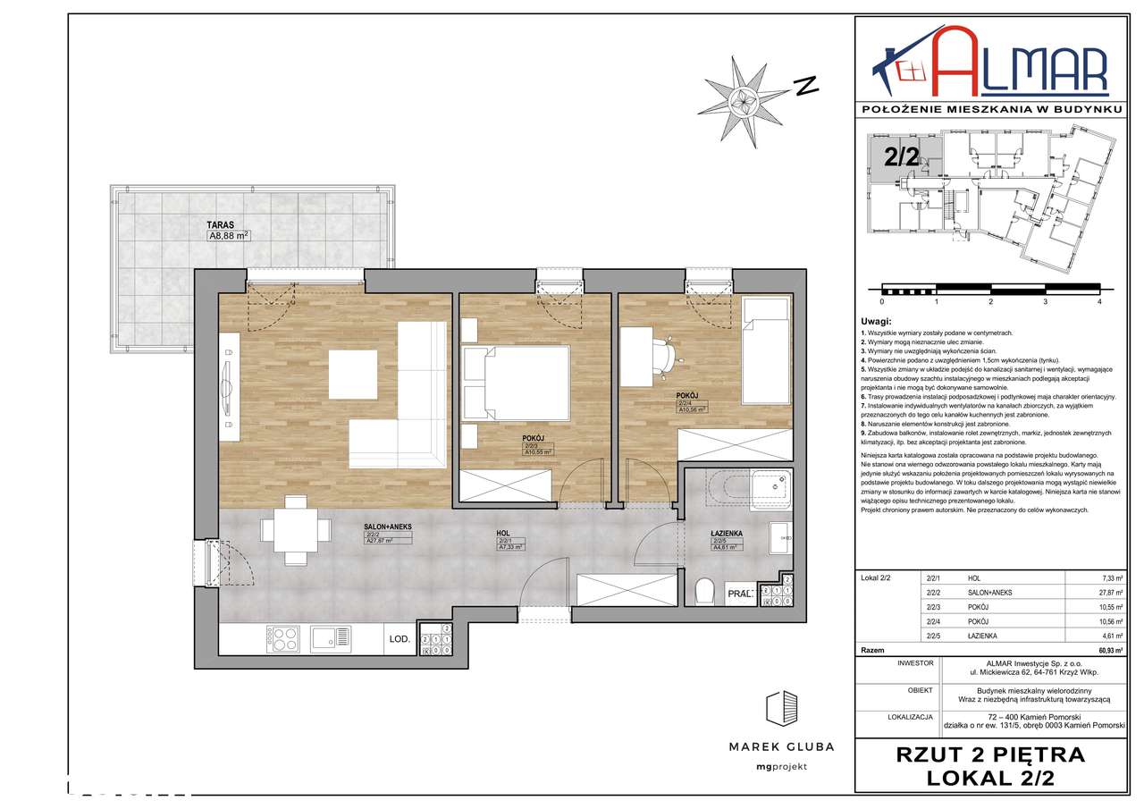 Kamień Pomorski - ul. Wojska Polskiego 11 - Apartament 2/2 (16)