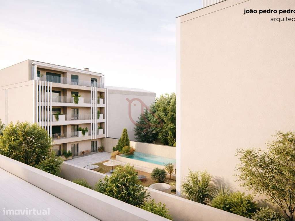 Apartamento T1 / Condomínio Fechado com Piscina / Fátima - Grande imagem: 3/37