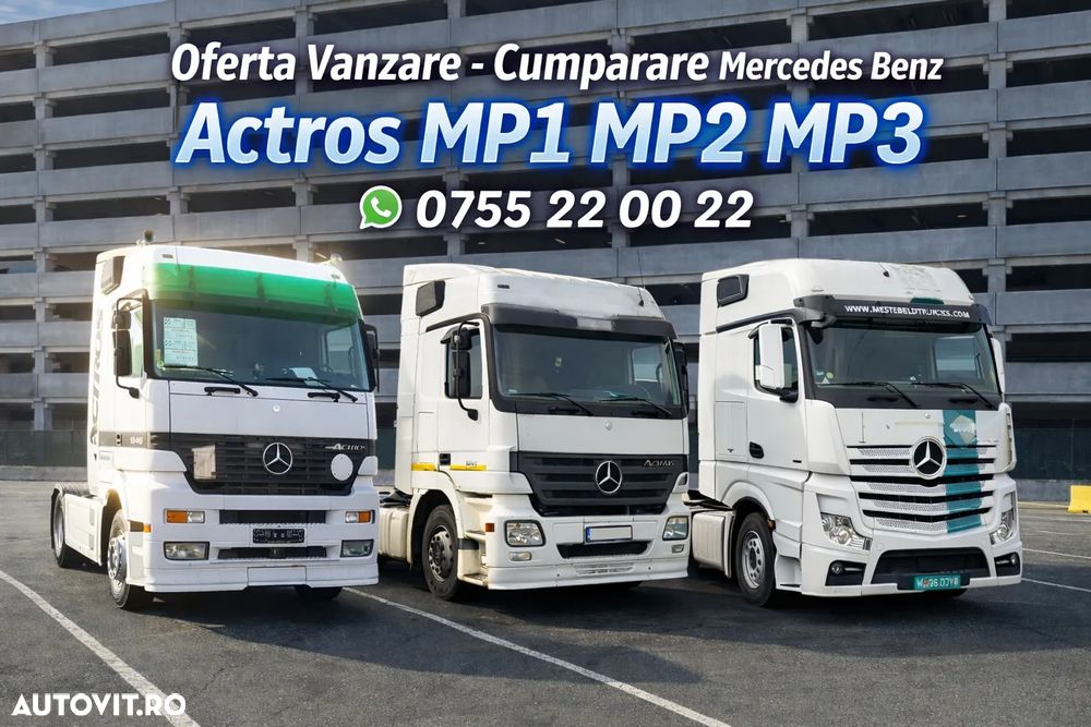 Axe Mercedes Benz Balansor - Pentru Semiremorca / Bena / Cisterna / Prelata / Duba SAF , BPW eco eco plus , Samro , ROR , SMB , GIGANT , TRAILOR , Schmitz, Mercedes - 12