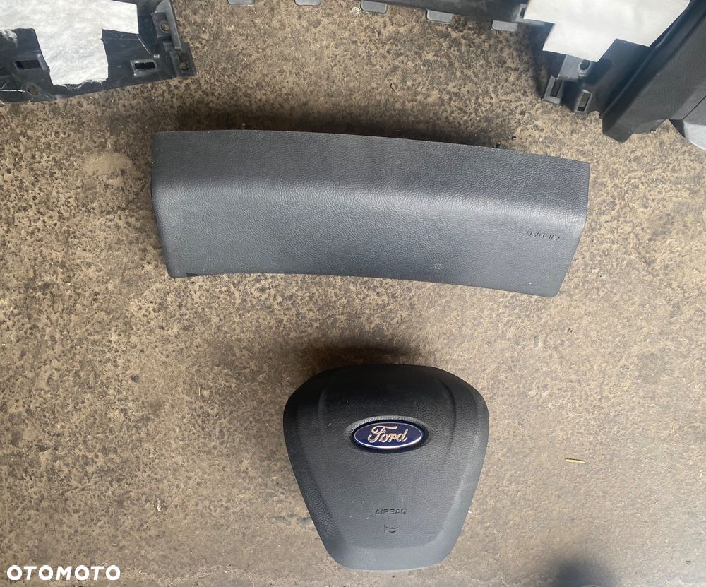 Ford S-max MK2  2 II LIFT galaxy MK4 18r DESKA KOKPIT PODUSZKI POWIETRZNE AIR BAG AIRBAG poduszka KIEROWCY w kierownicę PASAŻERA KOLANOWA  mk 2 mk 3 mk 4 galaxy S max Smax S-maks lift II 2 komplet poduszek galaxy - 3
