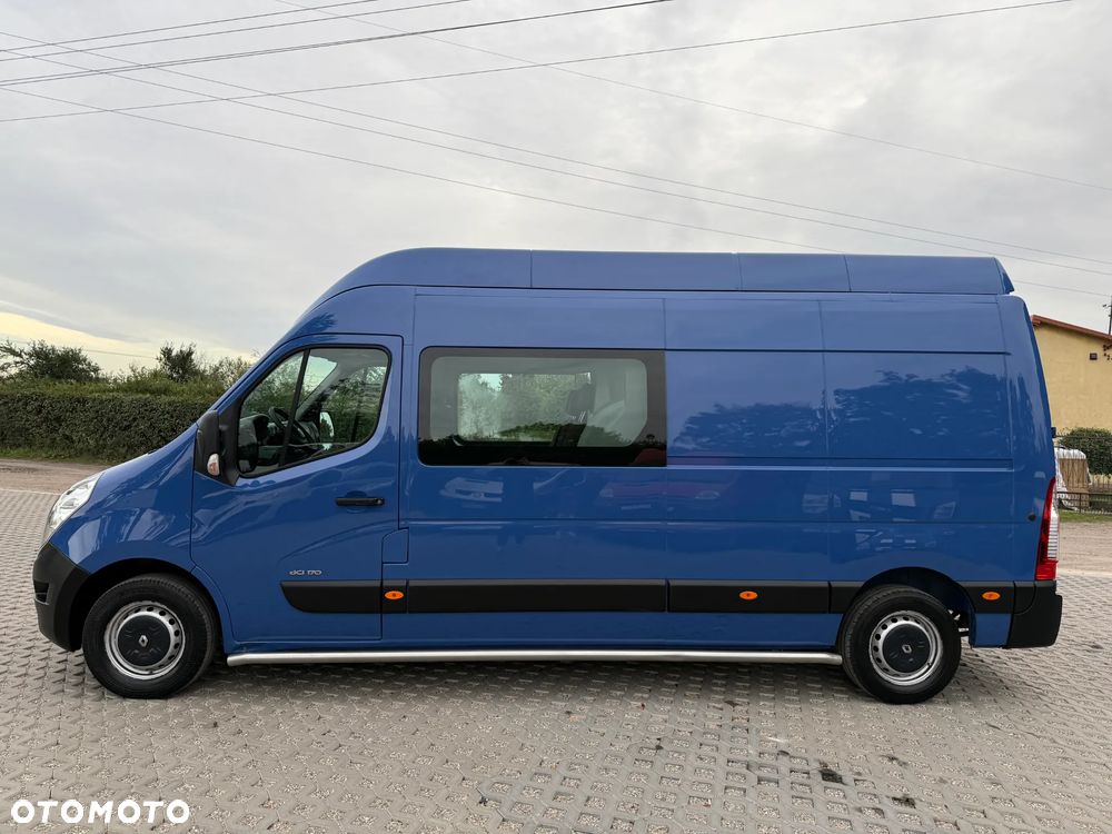 Renault Master MAX Długi Max Wyoski L3H3 2.3 Diesel Brygadówka Faktura VAT 23% 5 Osobowy Klimatyzacja Tempomat - 22