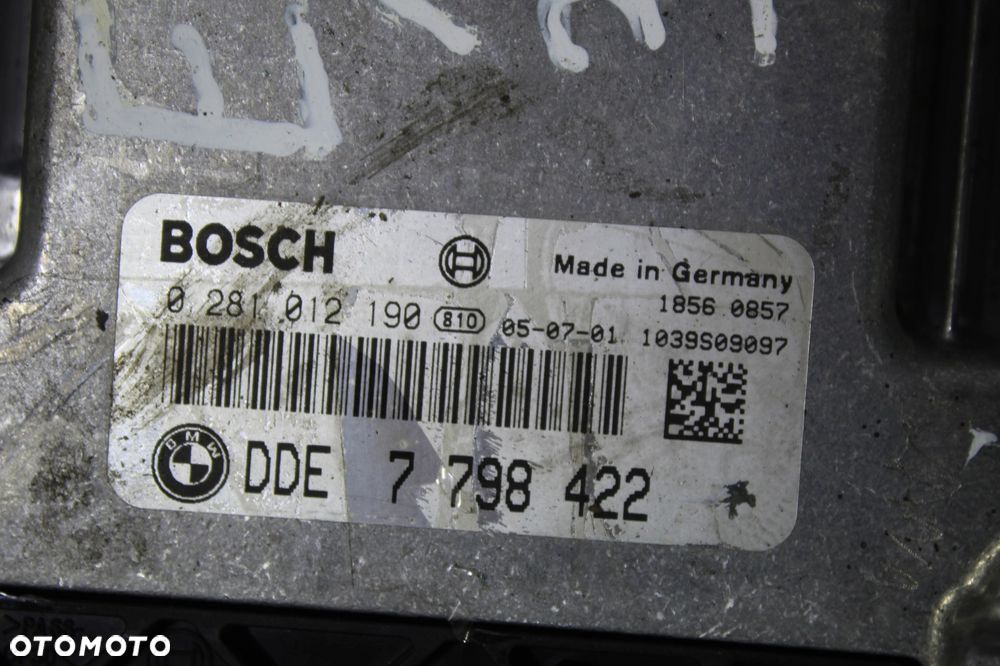 KOMPUTER STEROWNIK SILNIKABMW E60 M57 3.0D 7798422 - 3