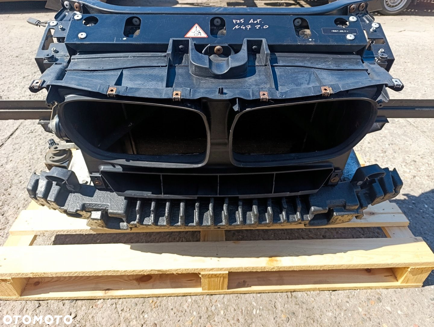 BMW F25 X3 PAS PRZEDNI CHŁODNICE 2.0D N47 AUTOMAT KOMPLETNY - 3