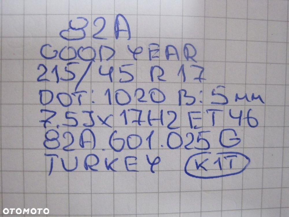 Koła felgi opony AUDI A1 82A 20r R17 -RYSY - 12