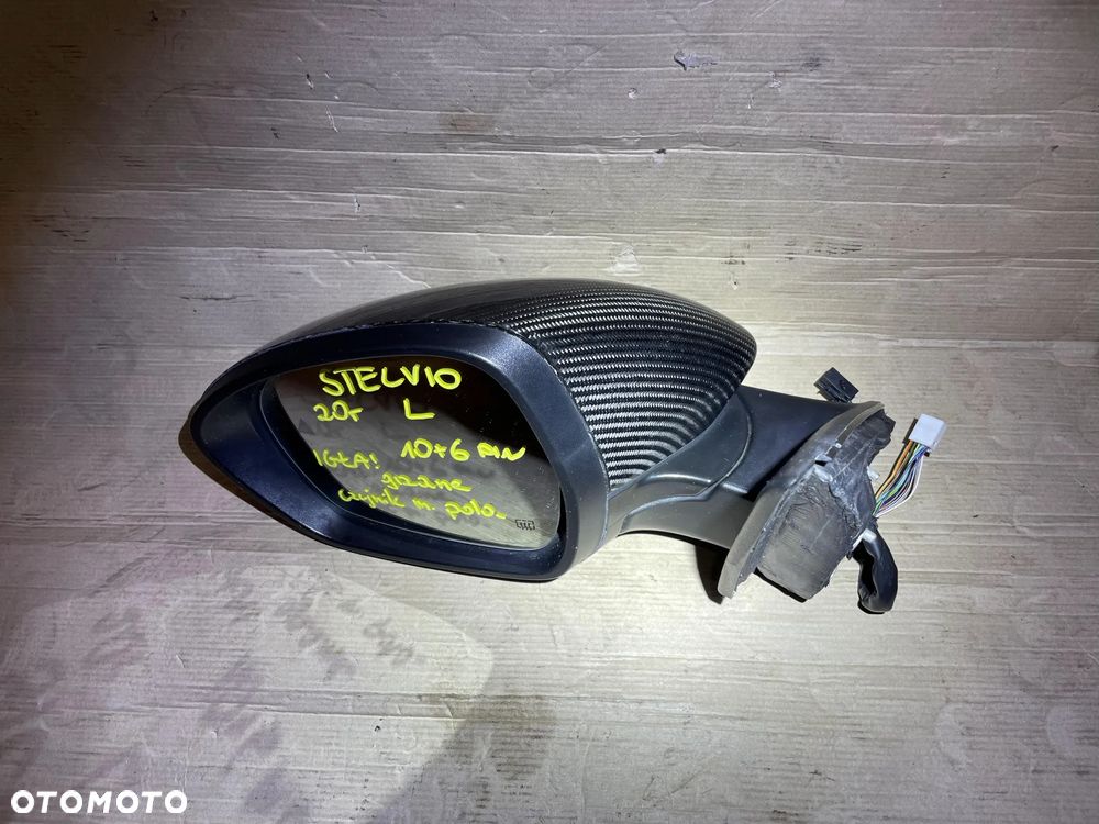 Lusterko Lewe Alfa Romeo Stelvio CARBON 16PIN - 1