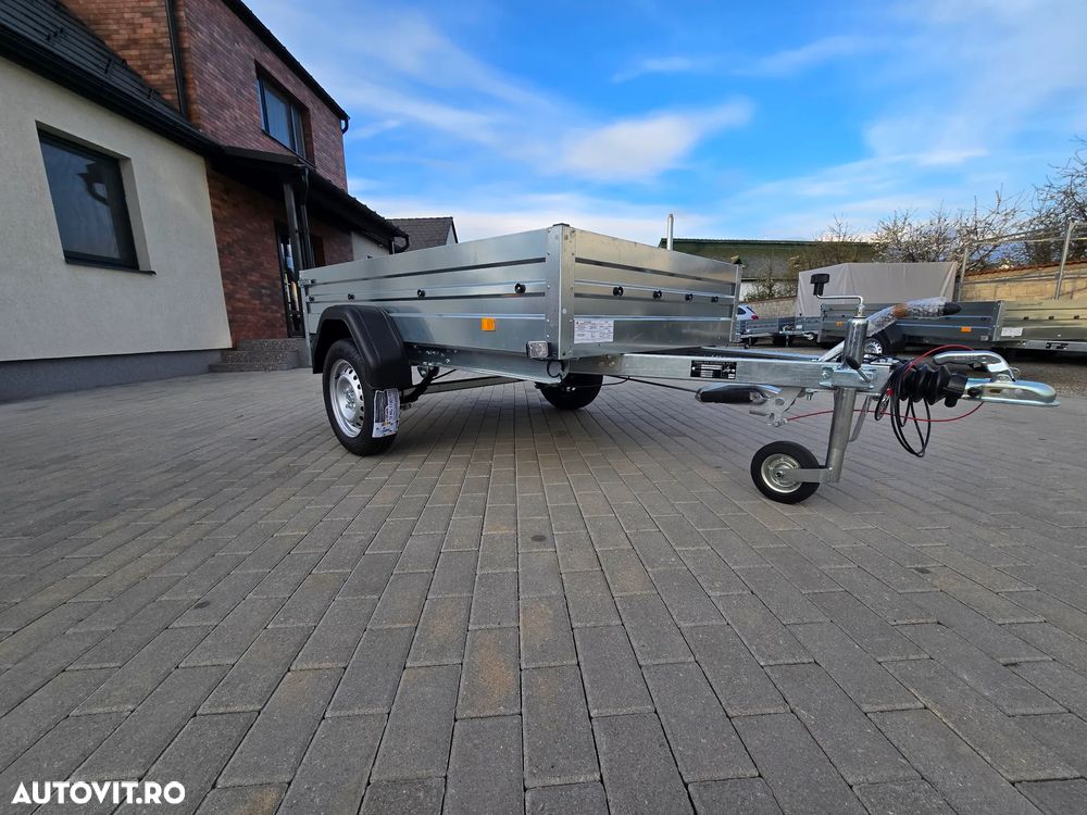 Trailer Europe ALFA, 2 axe ,1 axe , arc de foi, torsiune , sistem franare - 17