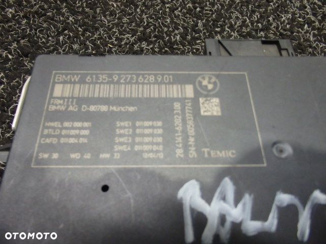 BMW F10 F11  MODUŁ STEROWNIK ŚWIATEŁ 9273628 RAF-AUTO CZĘŚCI BMW - 3