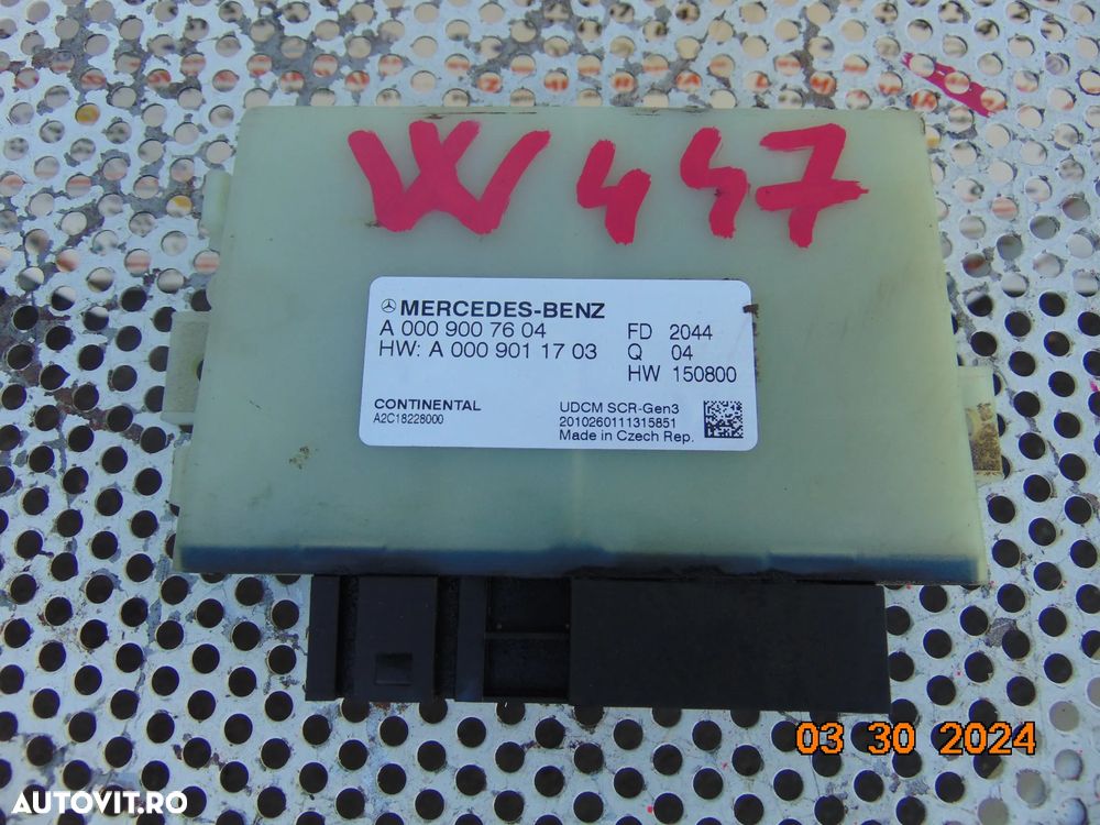 Calculator gaze adblue Mercedes Vito w447 ecu modul ad blue vito viano v class cod a - 1