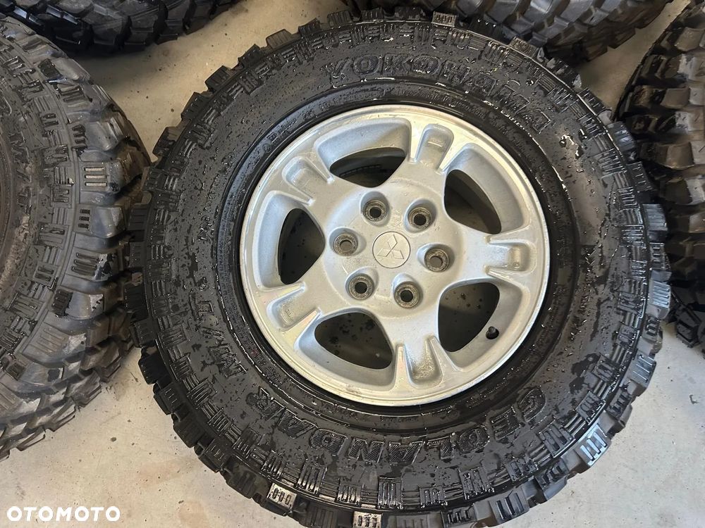Oryginalne Alufelgi Mitshubishi 16'' + opony Yokkohama LT265/75R16 - 5