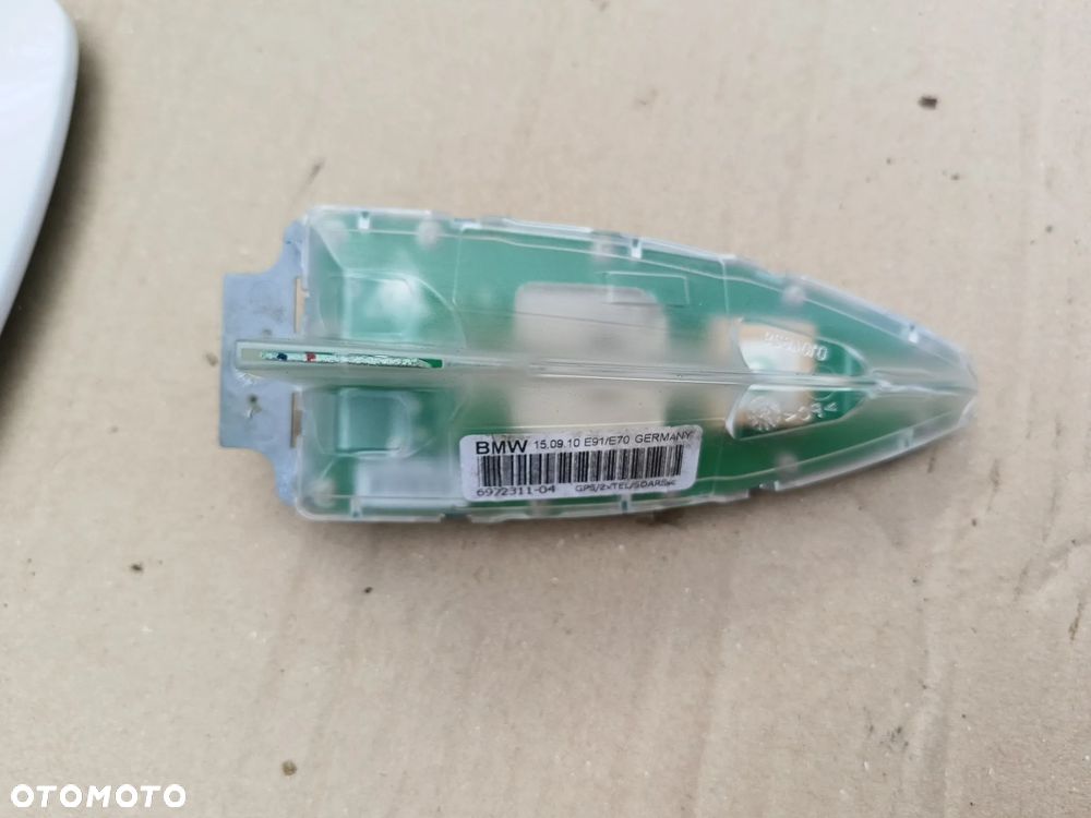 BMW X5 E70 LIFT PŁETWA REKIN ANTENA GPS BIAŁA - 3