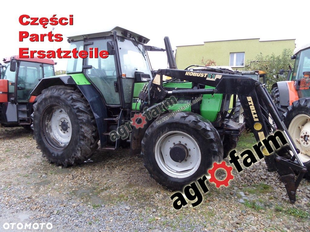 Deutz Agrostar 6.61 części, skrzynia biegów, oś - 1