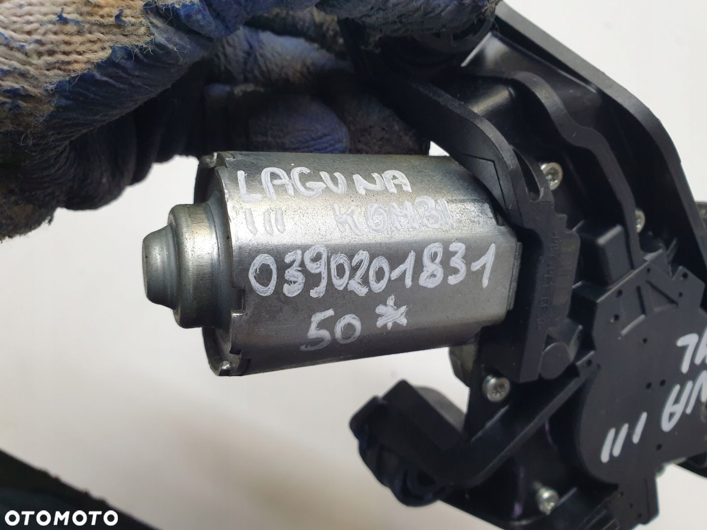 SILNICZEK WYCIERACZKI TYŁ TYLNY RENAULT LAGUNA III 0390201831 - 5