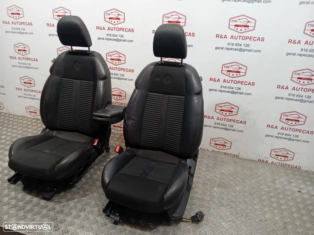 Conjunto de Bancos Alfa Romeo Giulietta com Costura Vermelha Original - 8