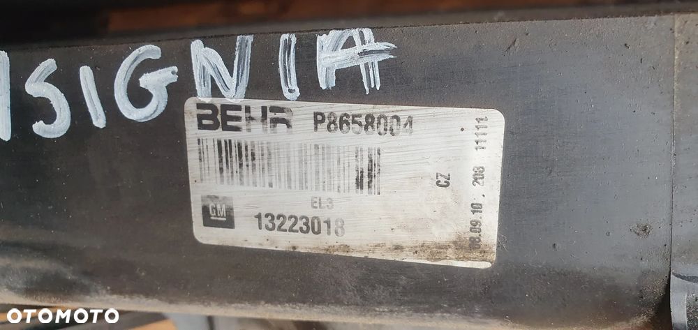 Pas przedni chłodnice wentylatory Opel Insignia A 2.0 CDTI 13223018 - 8