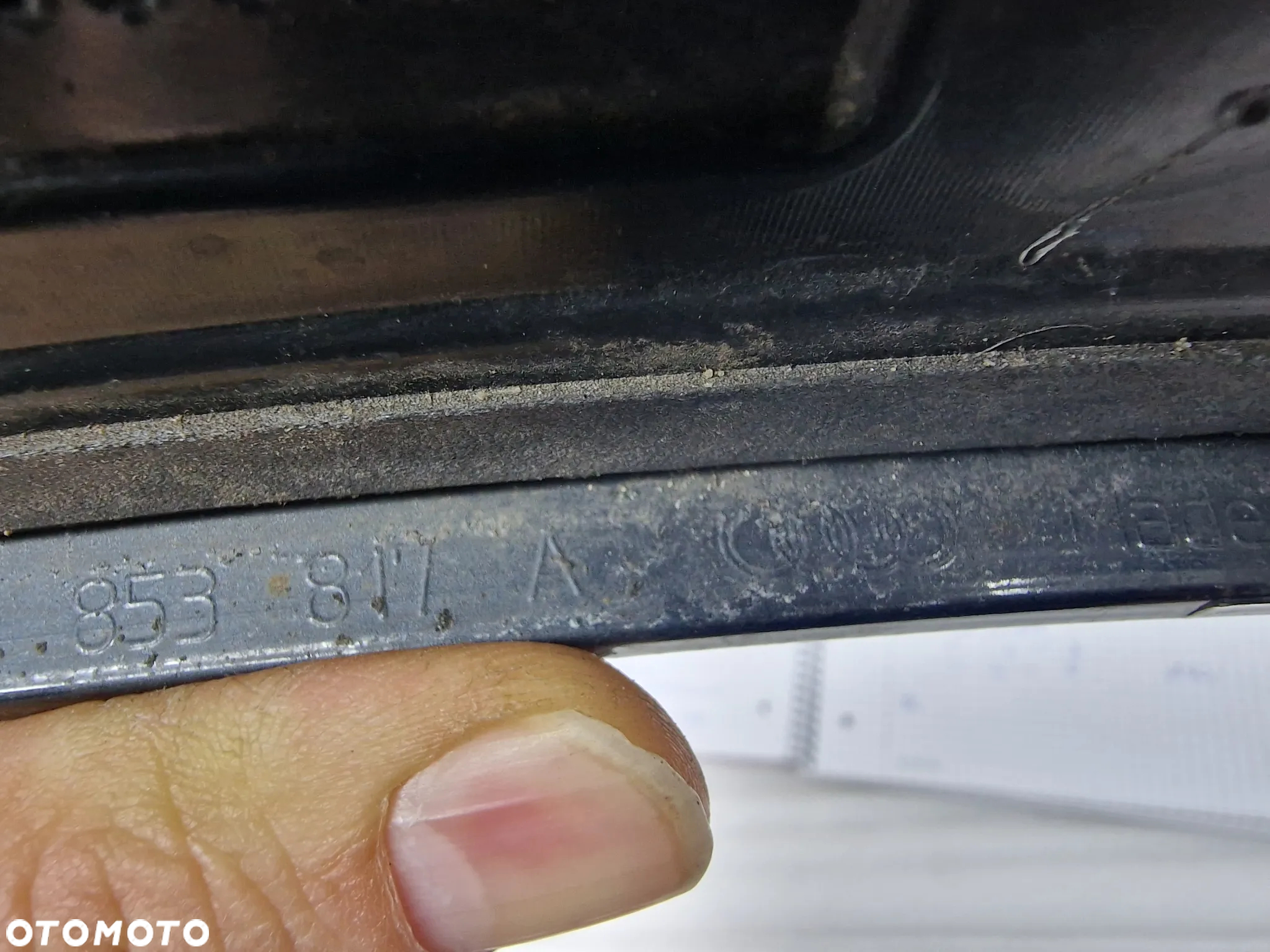 AUDI Q3 II 83A 18- LEWA TYLNA TYŁ LISTWA NAKŁADKA BŁOTNIKA , NR 83A853817A , NR AUKCJI NB88 - 18