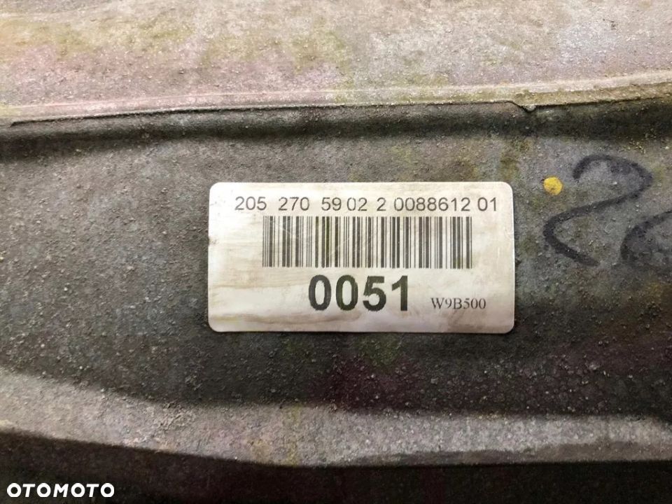 MERCEDES W205 SKRZYNIA Automat w9b500 a7252740000 - 3