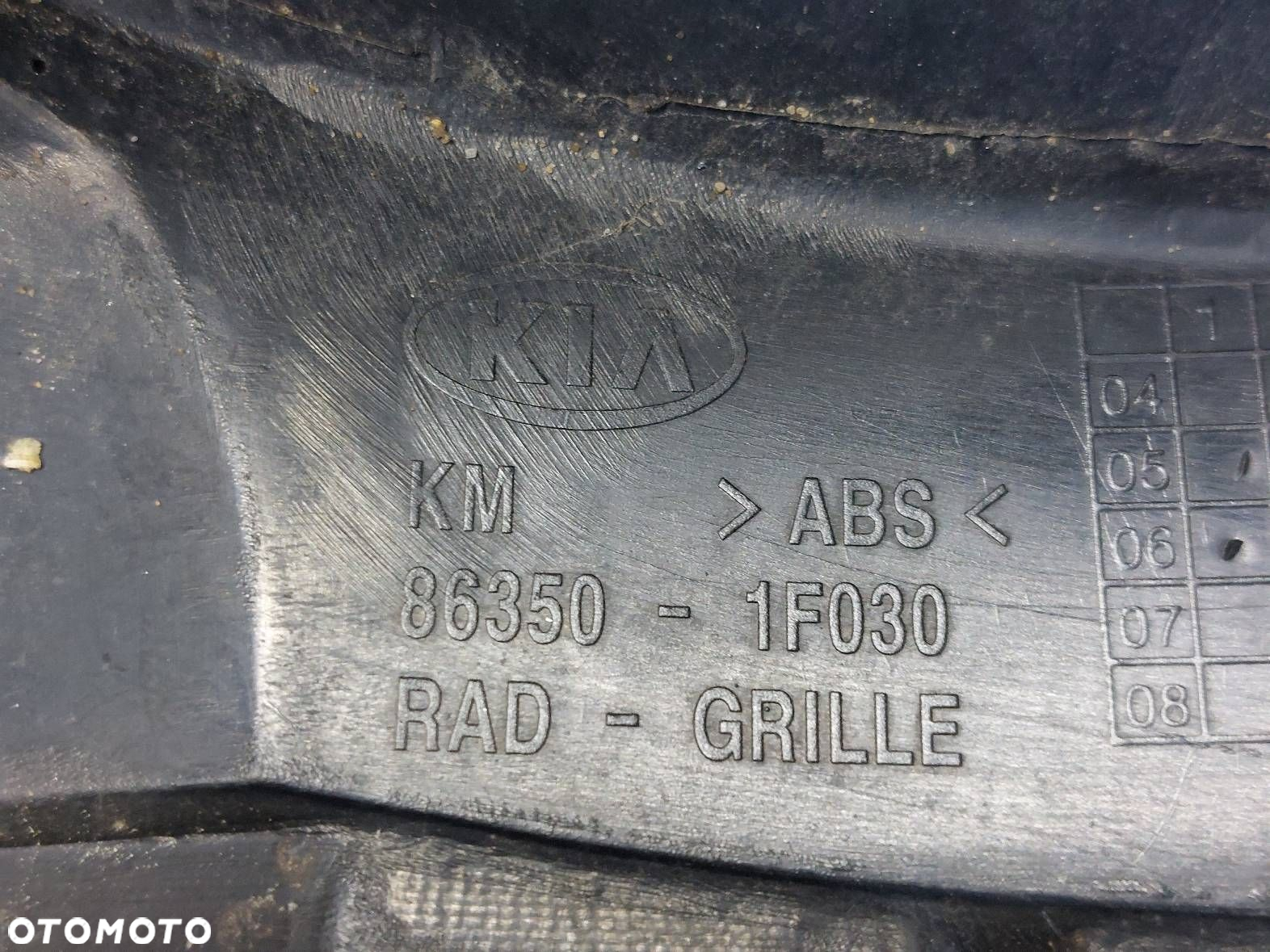 GRILL ATRAPA CHŁODNICY KIA SPORTAGE II 86350-1F030 - 3