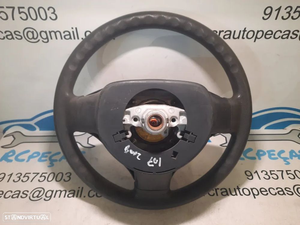 VOLANTE GUIADOR COMPLETO PEUGEOT 107 PERFURADO GS120 01840 GS12001840 CITRÖEN C1 TOYOTA AYGO AIRBAG E8XN7134836 - 8