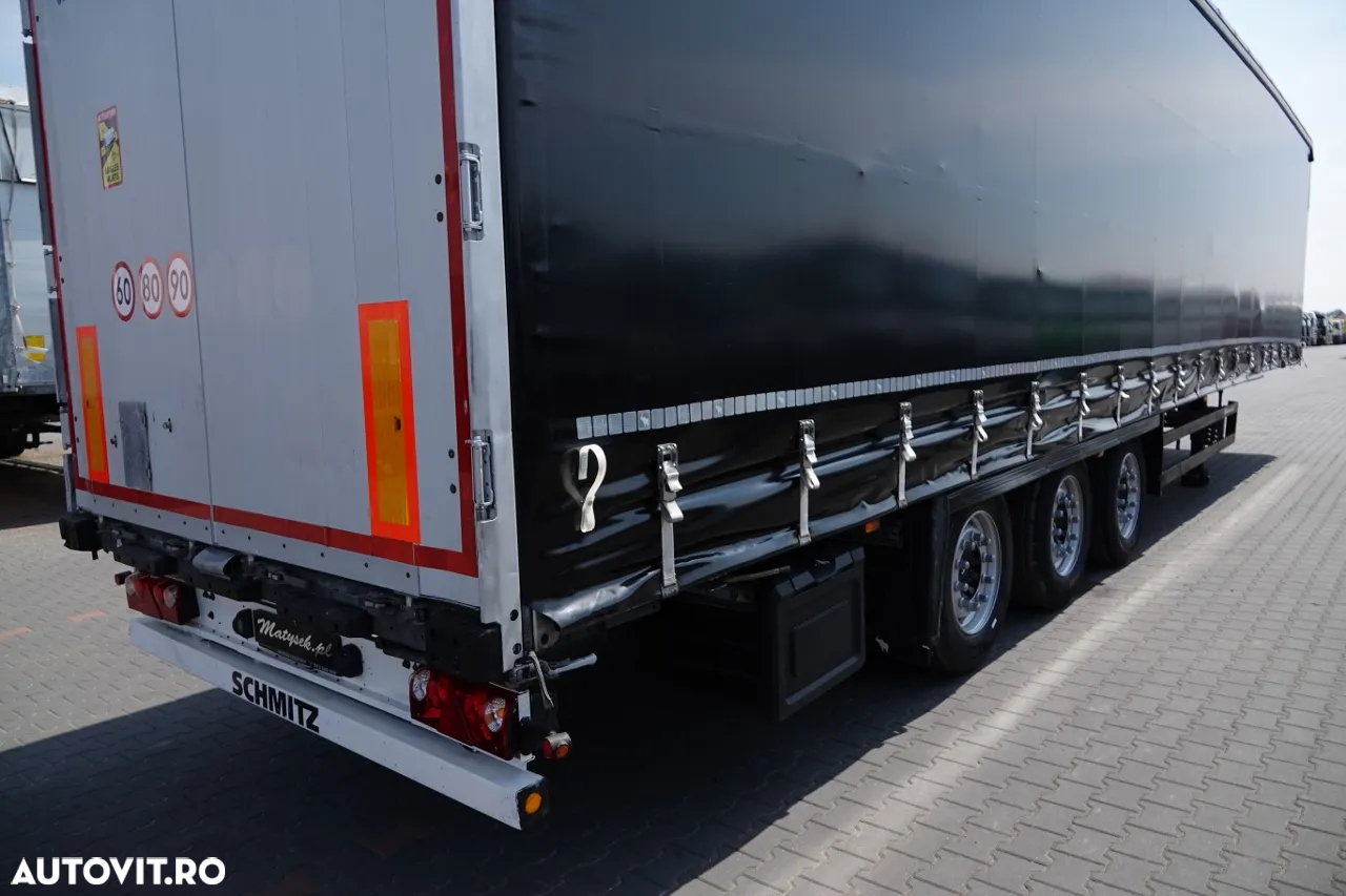 Schmitz Cargobull CORTINĂ / VARIOS / 385/55 R22.5 / ACOPERIȘ RIDICAT - 13