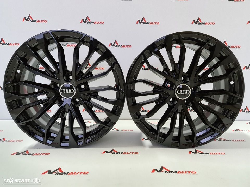 Jantes Audi A6 Preto Brilho 18 - 1