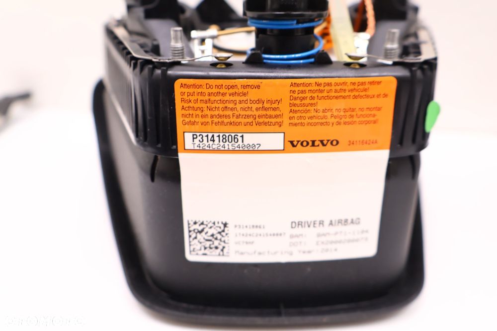 VOLVO XC60 I LIFT ZESTAW AIRBAG 31418061, 31332118, 39818854, 39818864 - 6