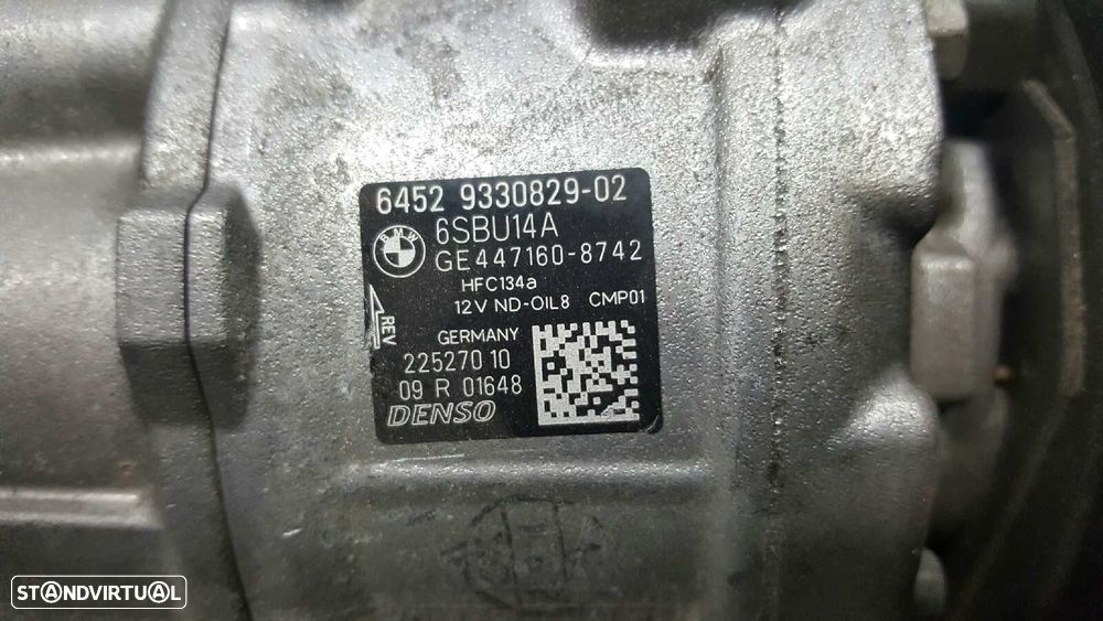 COMPRESSOR DE AR CONDICIONADO BMW SERIE 1 LIM. (F20) 116D - 3