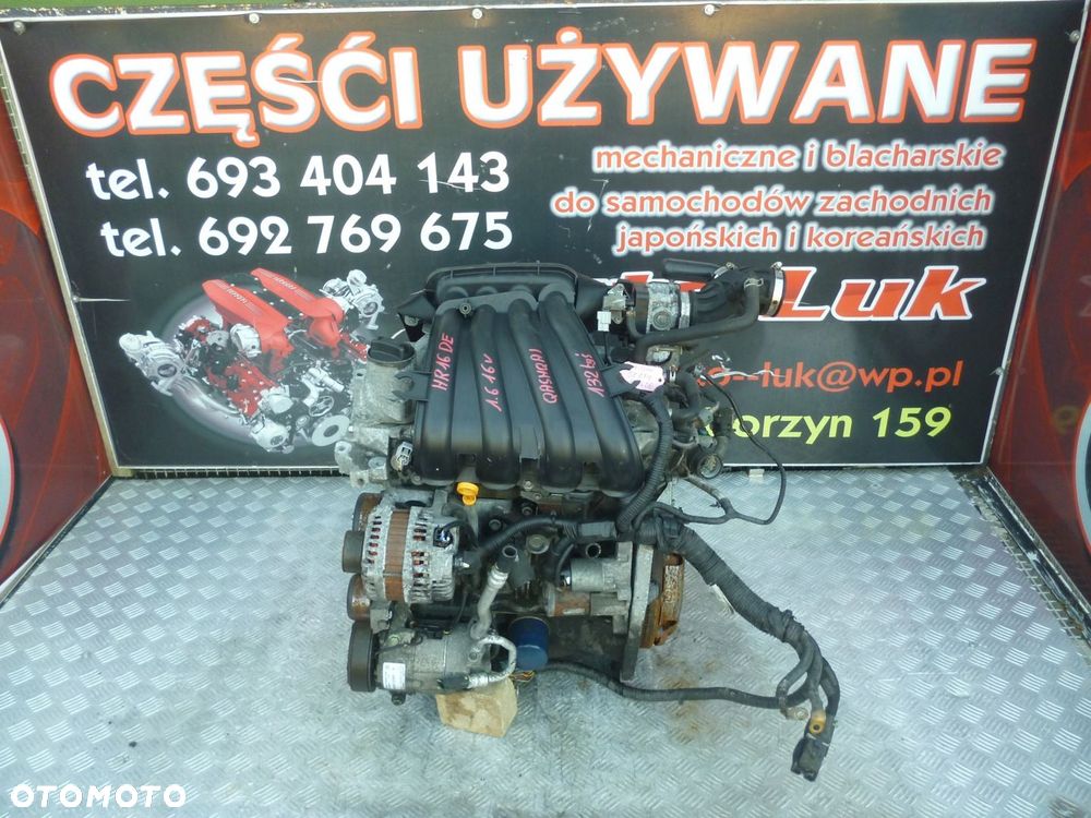SILNIK NISSAN QASHQAI 1.6 16V HR16DE 132 TYS - 1