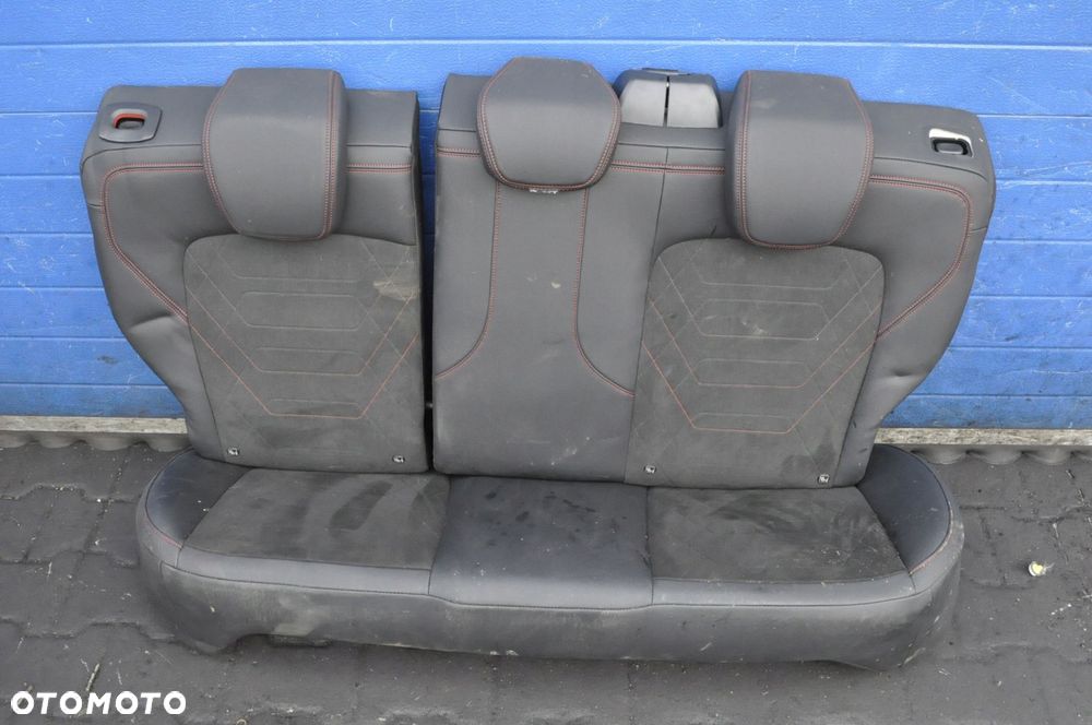 FORD FIESTA MK8 5D PRZEKŁADKA WNĘTRZA FOTELE KANAPA PÓŁSKÓRA ALCANTARA - 12