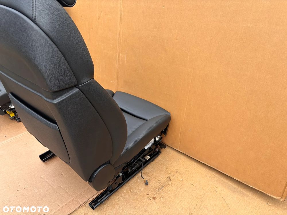 BMW 5 F10 F11 Fotele Czarne Europa Kanapa Komfort Komforty Grzane Komplet Przed Liftem Fotel Przedni Lewy Prawy Tylna - 5