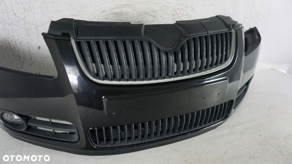 ZDERZAK PRZÓD PRZEDNI ATRAPA SKODA FABIA 2 II 5J 07-10 9910 5J0807221 - 2