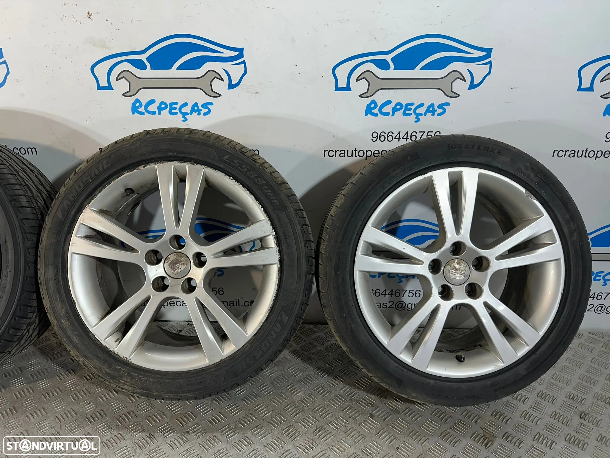 .Conjunto De Jantes 16 Originais Seat 5x100 7J ET43 6J0601025B - 5