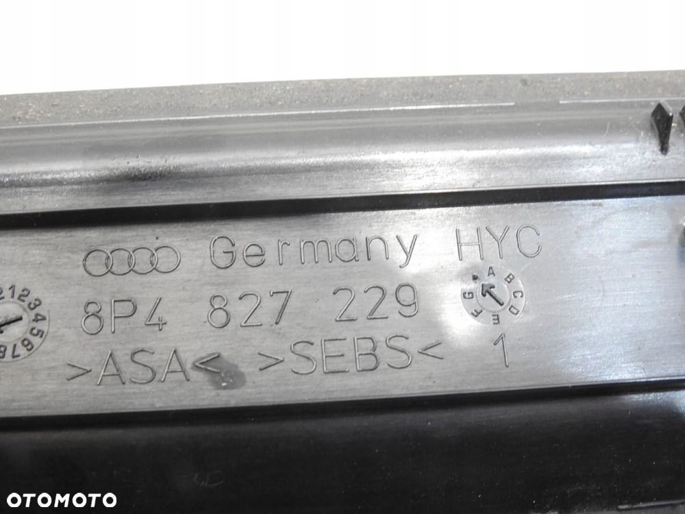 LISTWA OSŁONA KLAPY AUDI A3 8P SPORTBACK 8P4827229 - 6