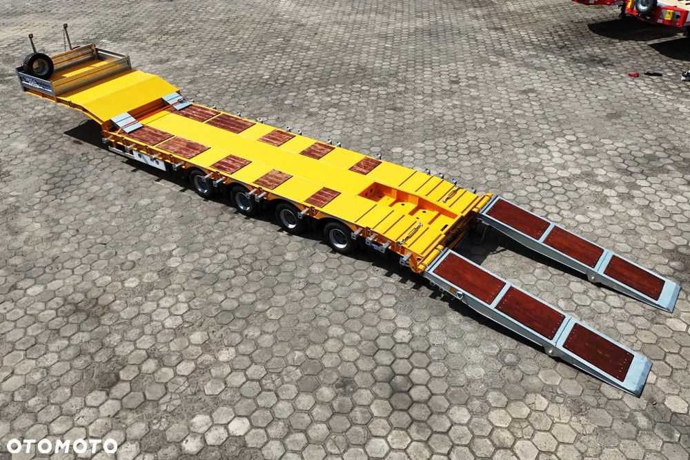 Inny 4 OSIOWA NACZEPA NISKOPODWOZIOWA - ZAGŁĘBIENIE NA ŁYŻKĘ KOPARKI - NAJAZDY HYDRAULICZNE - 10
