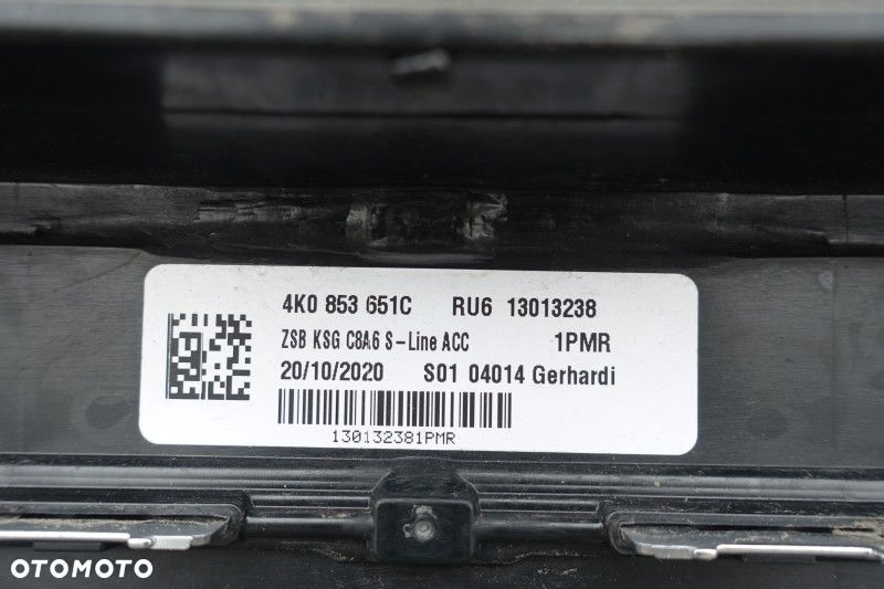 ATRAPA GRILL AUDI A6 C8 SLINE 4K0853651C - 5