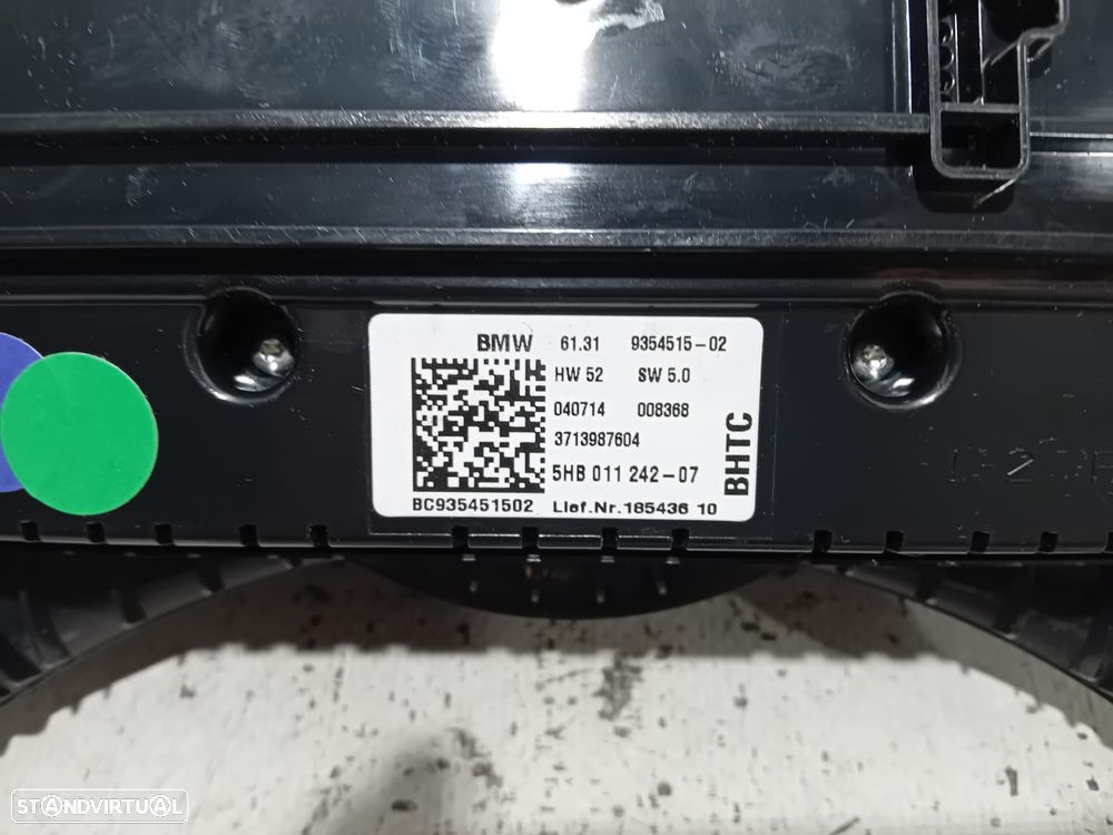 Painel Controle de Rádio Climatronic Sofagem Mini Cooper F55 F56 F57 935451502 3713987604 Original - 3