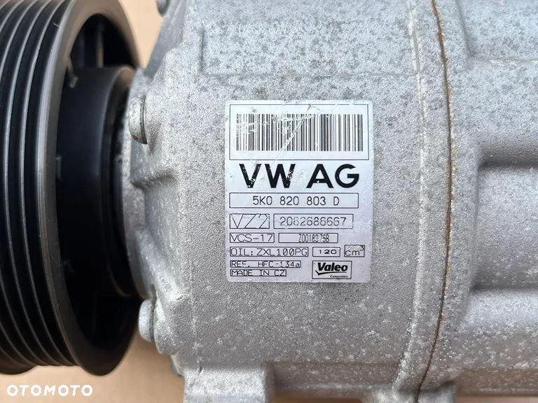 SPRĘŻARKA KLIMATYZACJI KOMPRESOR POMPA 5K0820803D AUDI CUPRA SEAT SKODA VW - 2
