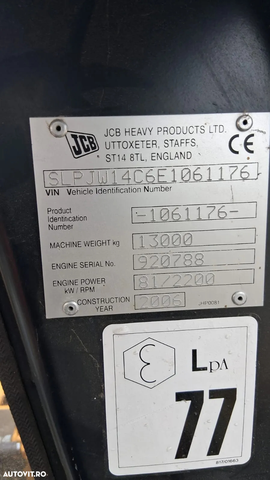 JCB JS145W - 7