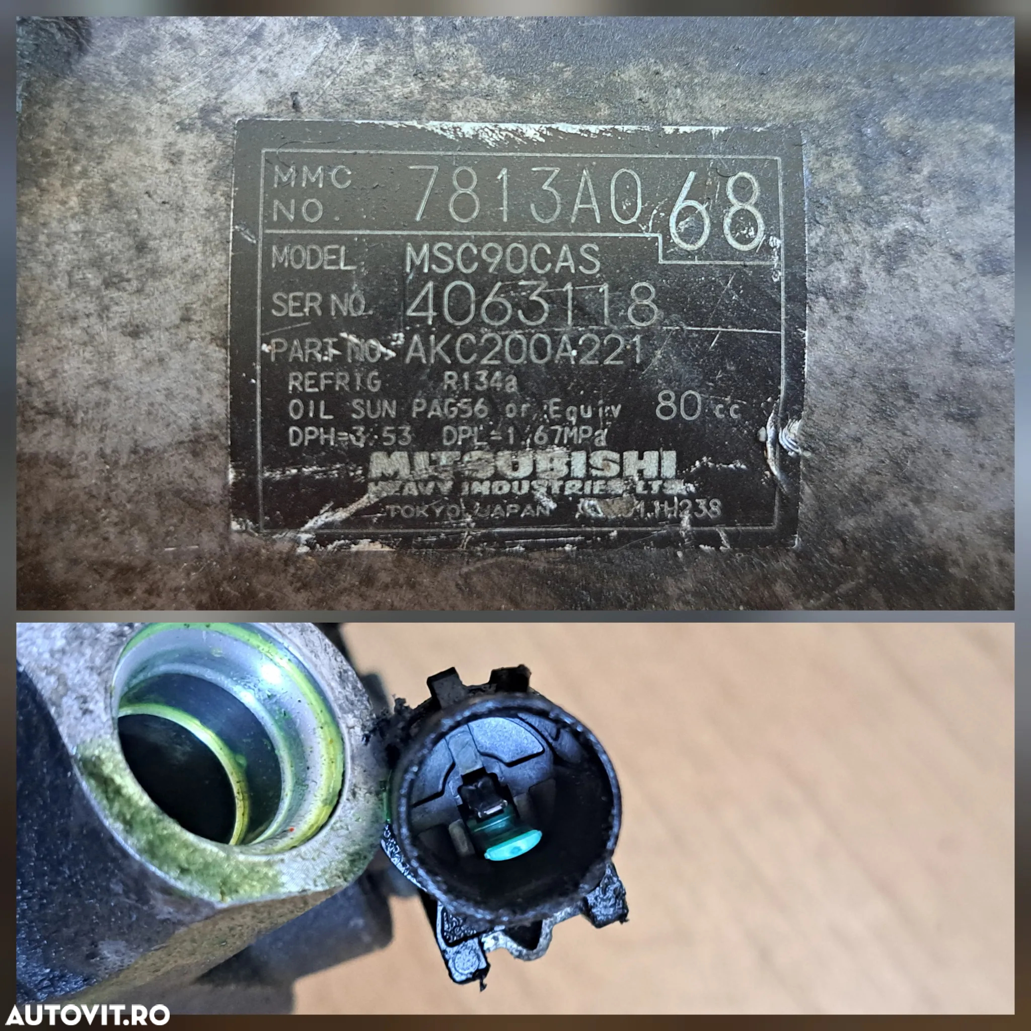 Compresor AC clima aer conditionat climatizare climatronic freon Mitsubishi pajero shogun 3.2 DI-D v60 v70 mitsubishi outlander 2.0 bsy mitsubishi colt VI 1.3 - 5
