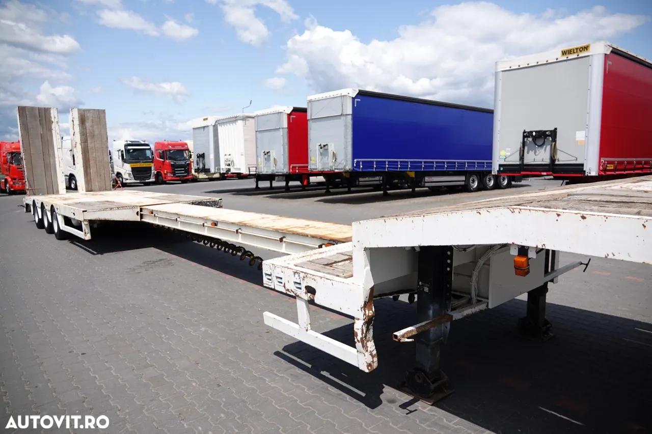 Faymonville ȘASIU JOS FAYMONVILLE / STN-3A / EXTENSIBIL / VANZĂ PORTABILE / 19 M / RAMPE HIDRAULICE / IMPORTATE - 11