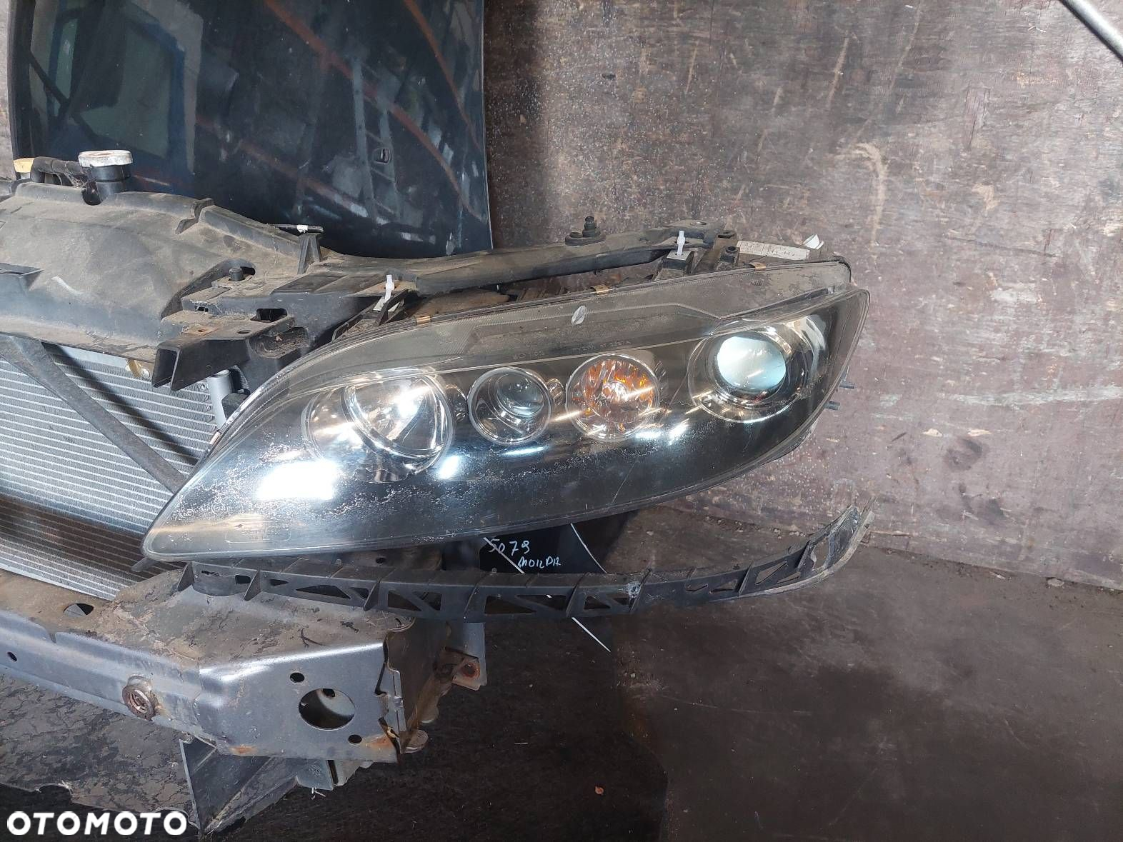 KOMPLETNY PRZÓD MASKA ZDERZAK BŁOTNIKI LAMPY MAZDA 6 I LIFT GG GY 16W - 11
